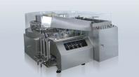 Vertical bottle washing machine